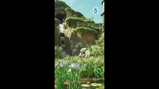 Another guest climbs out of Disneyland attraction