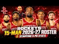 The Rockets Bold Gamble 2026 27 Roster Could Shock the NBA