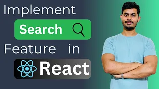 Implement Search Functionality in React React Interview Series Geeky Gopal