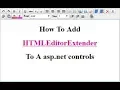 ajax html editor extender control in asp net textbox