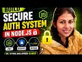 Build Secure Auth System in Node js JWT Bcrypt MySQL Step-by-Step