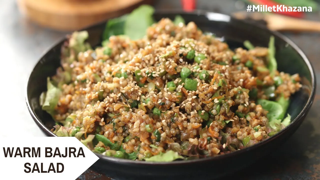 Warm Bajra Salad           #MilletKhazana   Sanjeev Kapoor Khazana