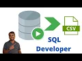 Export Query Results to CSV with SQL Developer SQL Developer Tricks