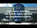 New Year New You New Honda Visit Chapman Honda in Tucson today