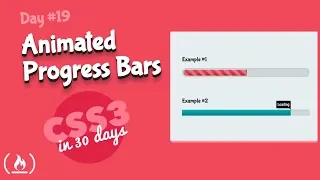 Animated Progress Bars CSS Tutorial Day 19 of CSS3 in 30 Days