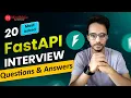 FastAPI Interview Questions 2026 Top FastAPI Interview Questions Answers MindMajix