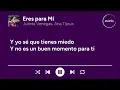 Julieta Venegas - Eres para Mí ft. Ana Tijoux (Letra/Lyrics)