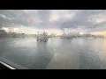 A Ride on MBTA Ferry from Hingham to Long wharf