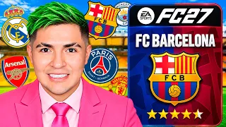 Comienza una NUEVA HISTORIA con este EQUIPO en FC 27 😱 *Mi prime fichaje Épico*