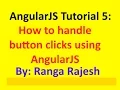 AngularJS Tutorial 5 How to handle HTML button click event using AngularJS
