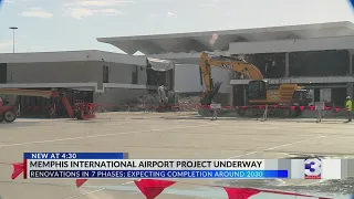 Memphis Airport undergoing major construction