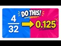 Convert to a Decimal No Calculator