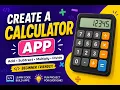 Episode 3 Build a Calculator App Beginner Coding Tutorial Add Subtract Multiply Divide