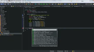 15 JMenu JMenuItem Java Swing Tutorial without voice