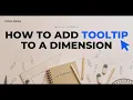 How to add Tooltips to Dimension in Tableau