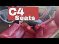 Corvette c4 seat install