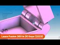Design 3D Printable Hinges Day 20 of Learn Fusion 360 in 30 Days - 2023 EDITION
