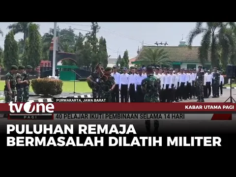 Remaja Bermasalah di Barak TNI, 40 pelajar di Purwakarta Ikut Pembinaan