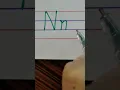 Lagu How to write in 4-line English notebook..write letter 'N' capital and small
