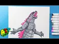 How to Draw Godzilla Godzilla x Kong New Empire