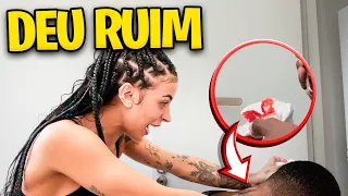 TROLLEI MEU NAMORADO COM S4NGUE FALSO NO PESCOÇO