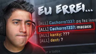EU ERREI FEIO. (esclarecimento e pedido de desculpas)