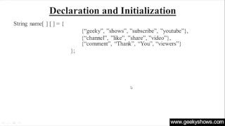 246 String 2D Array in Java Programming Hindi