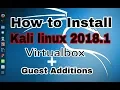 How To Install Kali Linux 2018 1 virtuallbox guest additions