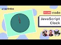 Live-code a JavaScript analog clock with us HTML CSS JavaScript