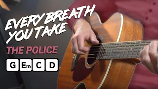 every breath you take fingerstyle acoustic guitar lesson tutorial