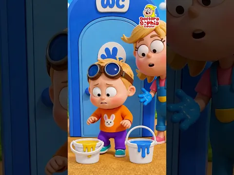Mezcla Colores para Niños | Aprende los Colores| Aprender a Ir al Baño| Canciones Infantiles #shorts