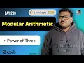 Leetcode 326 Power of Three in Telugu Bruteforce Modular Exponentiation Python DSA srkcodes