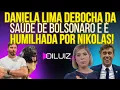 Lagu TOMOU: Daniela Lima debocha da saúde de Bolsonaro e resposta do Nikolas leva a internet à loucura!