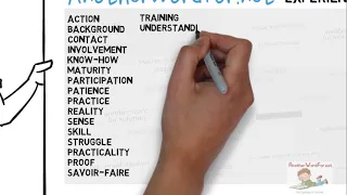 Synonyms For Experience Learn English Pronunciation Improve Your Vocabulary