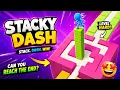 Stacky Dash GAMEPLAY LIVE I REACH THE END