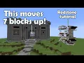 How to build an actually working big Castle Gate Minecraft redstone tutorial