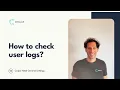 Crqlar Tutorial Benutzerprotokolle prufen How to Check User Logs