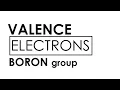 VALENCE ELECTRONS BORON GROUP