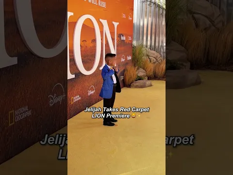 National Geographic’s LION Premiere | Jelijah Diaz Red Carpet 🦁 #lion #lionpremiere #redcarpet