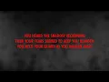 Disturbed - The Light (LYRICS)