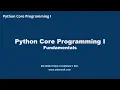 Python Tutorial Session 1 Introduction Beginner Core Programming