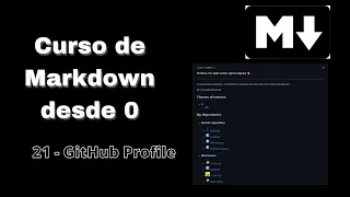 21 GitHub Profile README Markdown Course from Scratch