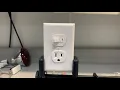 Maxxima Single Pole Combination Toggle Light Switch and Outlet White Wall Plates Included 2 Pack