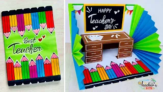 DIY Teacher's day pop-up card ideas || Happy teacher's day greetings card handmade