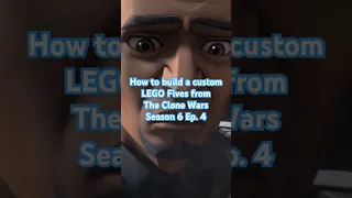 How To Build A Custom LEGO Fives From The Clone Wars Season 6 Ep 4 Lego 