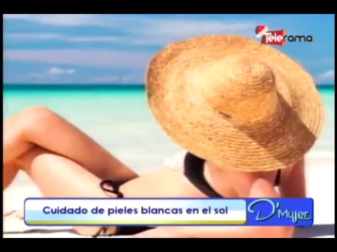 Cuidado de pieles blancas en el sol