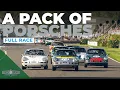 30 Porsches get lairy 2023 Fordwater Trophy full race Goodwood Revival