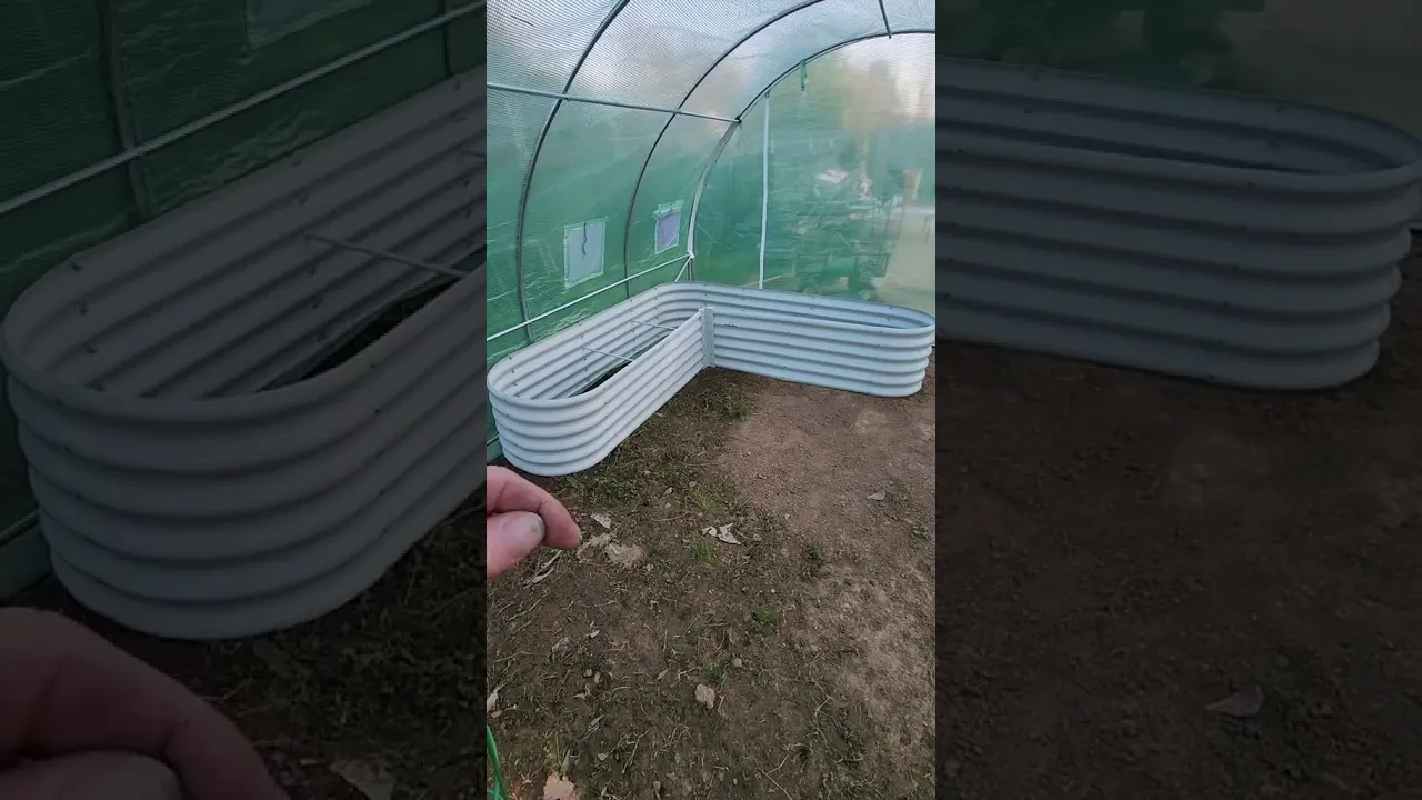 Set of 14:1.5ft Deep Root Galvanized Raised Garden Beds(Antique White)