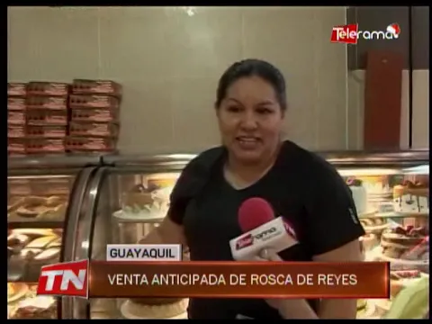 Venta anticipada de Rosca de Reyes