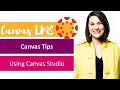 Using Canvas Studio to Create Interactive s for Students in Canvas LMS